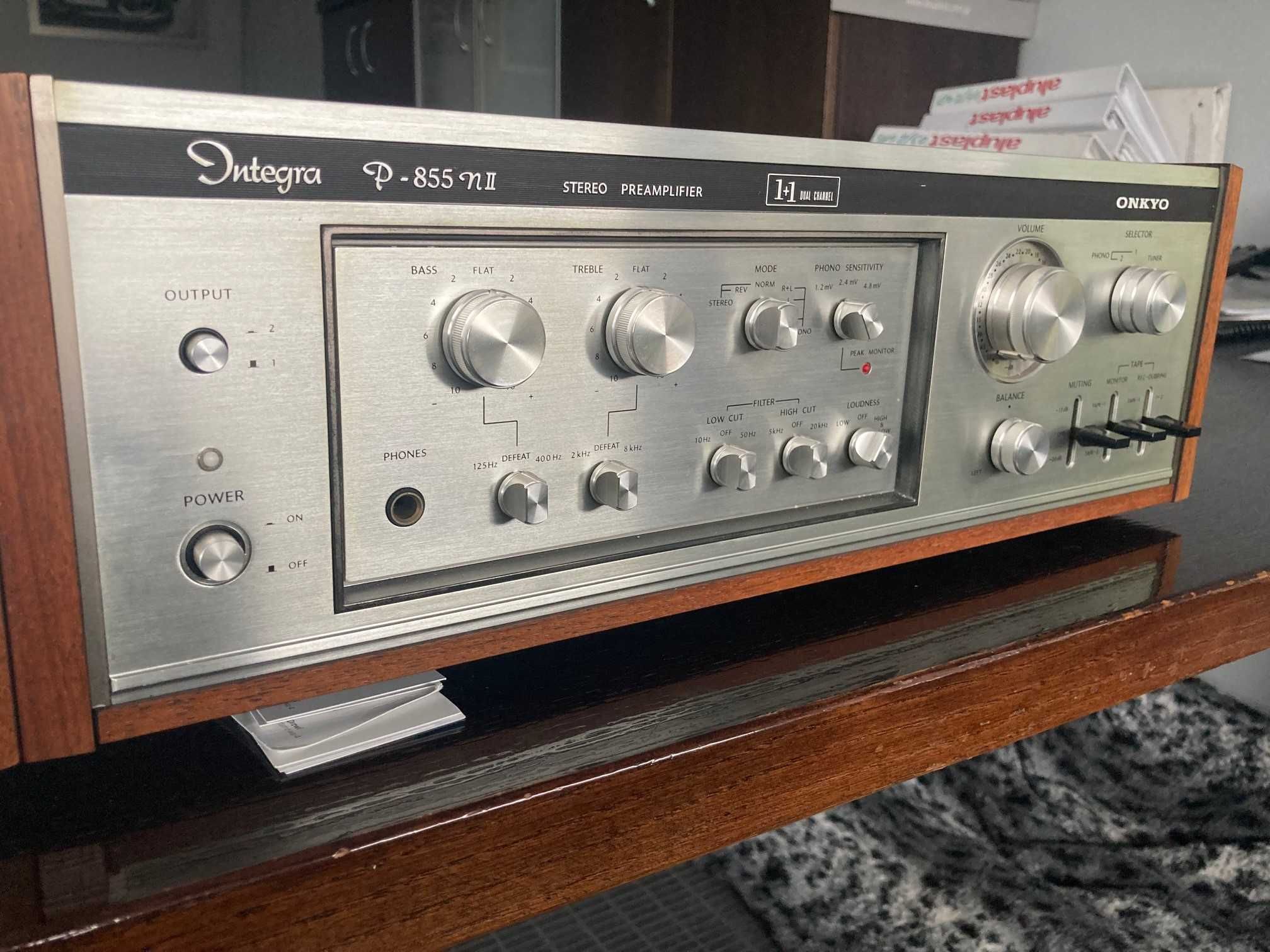 Hi-End Vintage Audio; Onkyo M-955NII + P-855NII + T-466 NII,