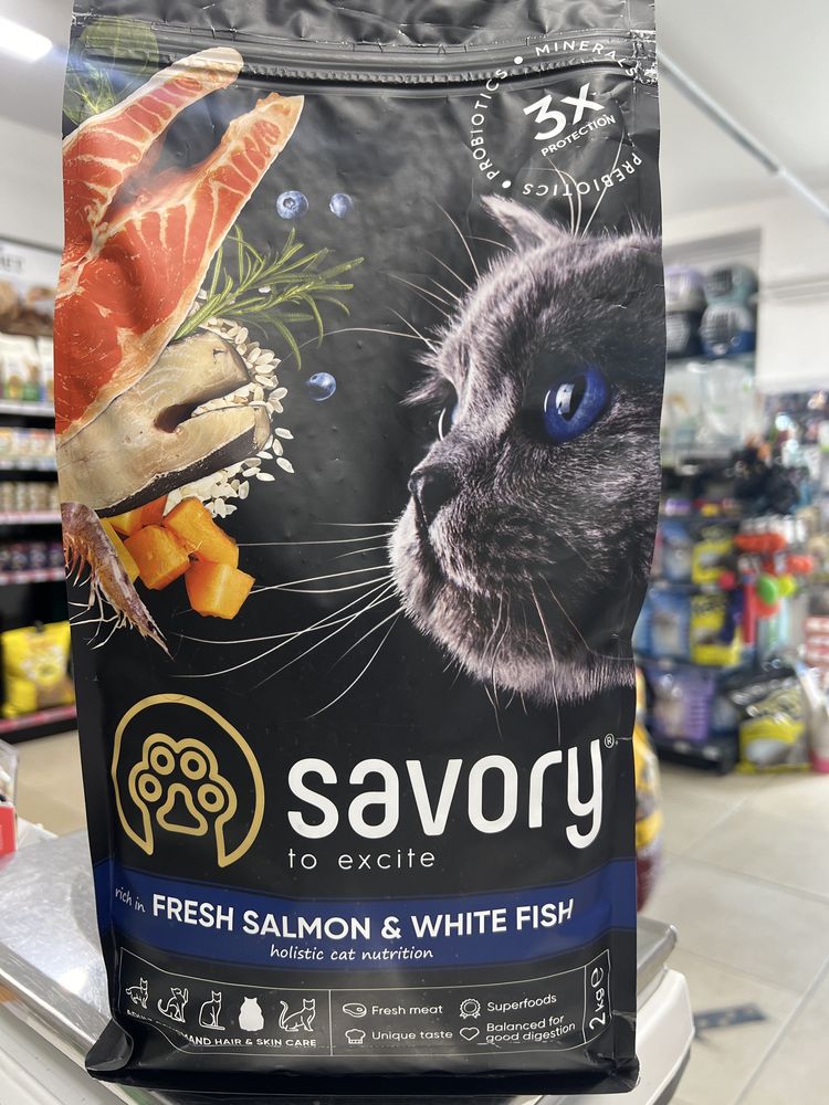 Savory Adult Fresh Salmon&White Fish 2kg