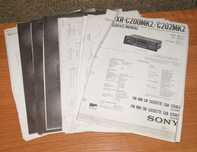 Instrukcja serwisowa radia kasetowego SONY XR-C200MK2, C202MK2