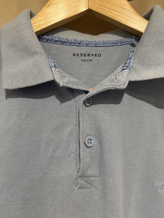 Koszulka polo 164 Reserved niebieska
