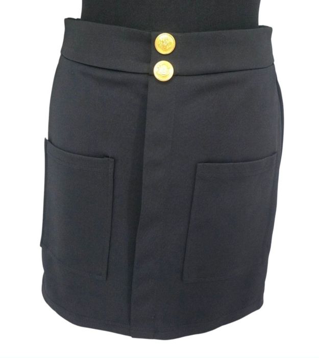 Elegancka spódniczka czarna piekna modna stylowa