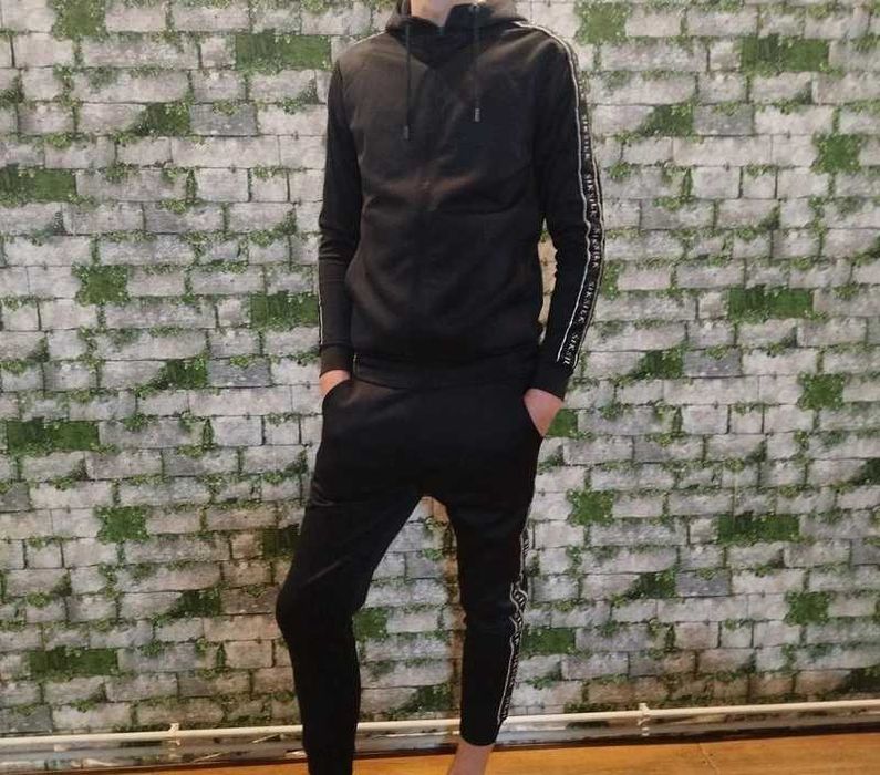 Nowy komplet SikSilk SS-26185 M Oryginalny, czarny z logo