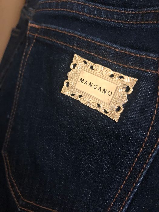 Джинсы Mangano Италия дорогой бренд 26-27 клёш