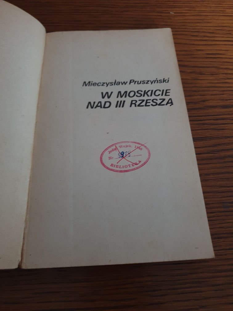 w moskicie nad trzecią rzeszą- Pruszyński