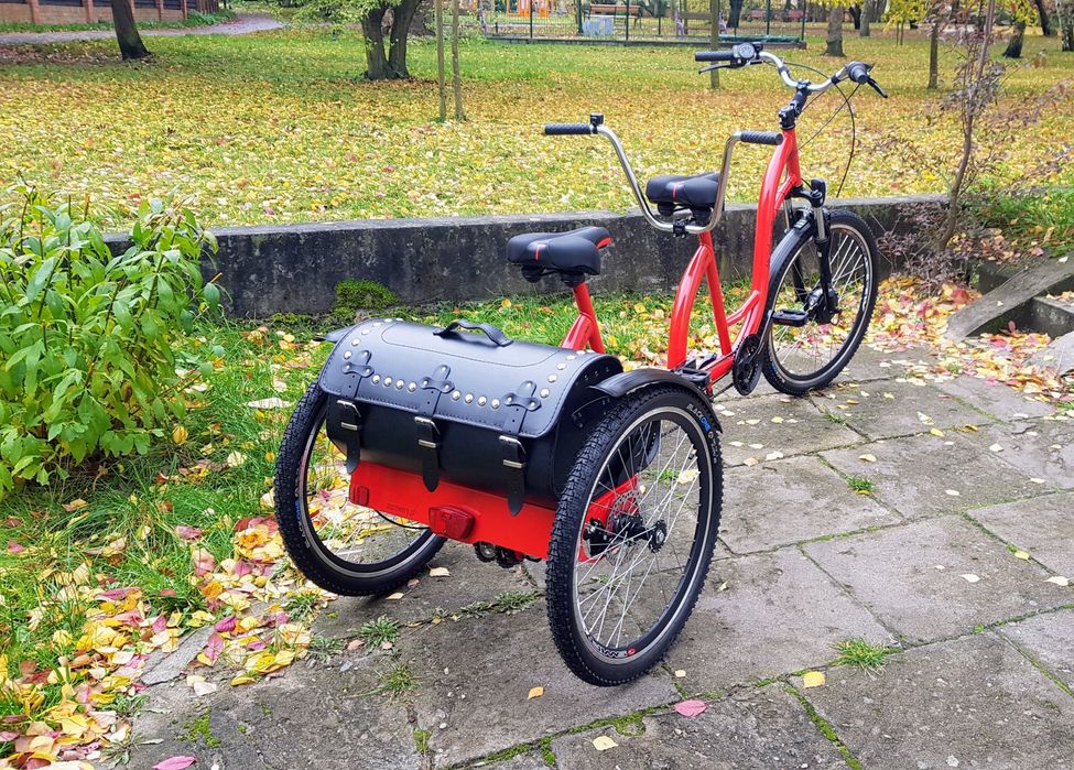 Rower trójkołowy elektryczny dwuosobowy duet tandem Producent Polska