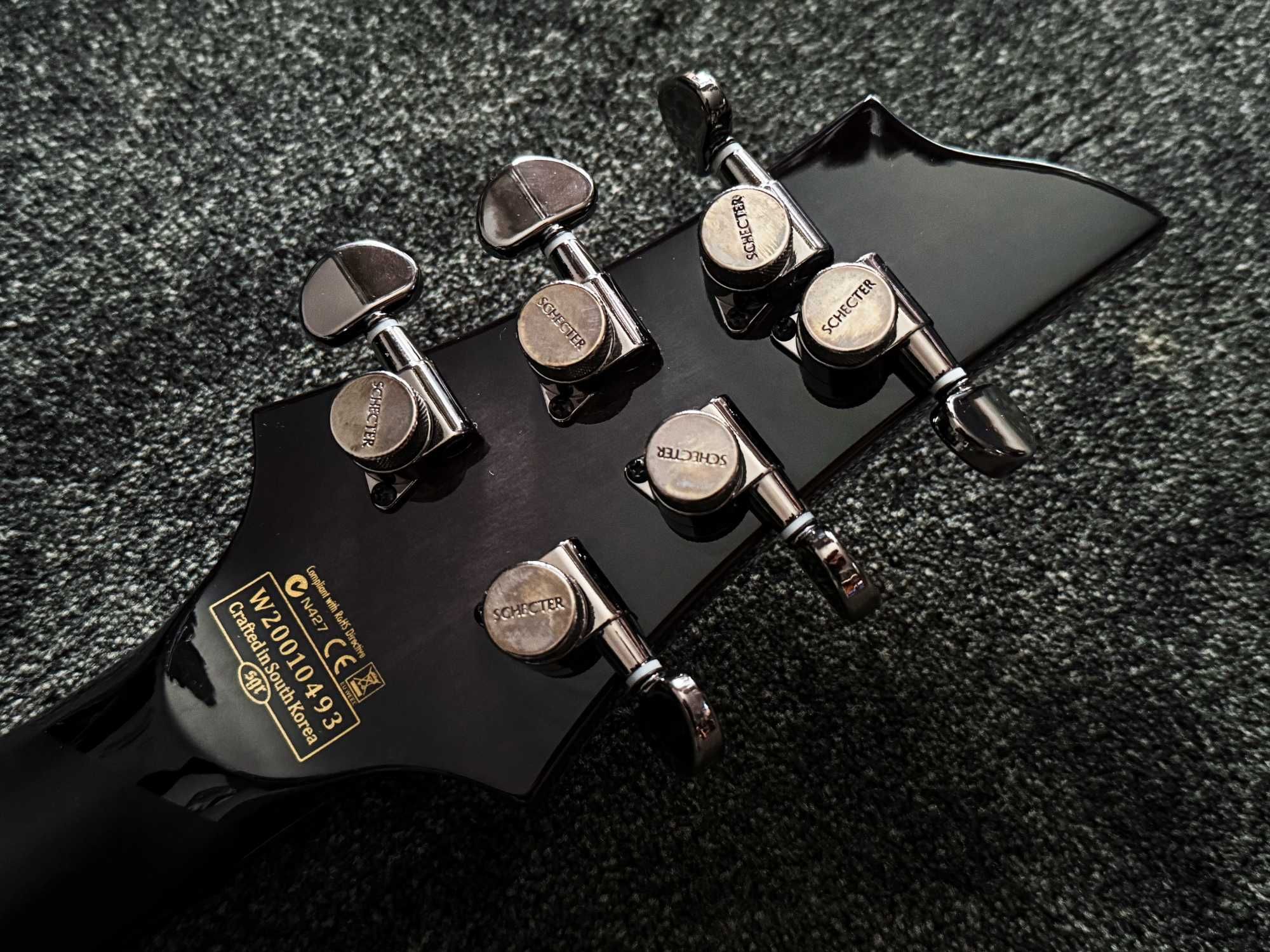 Schecter Hellraiser Hybrid PT Trans Black Burst + pokrowiec