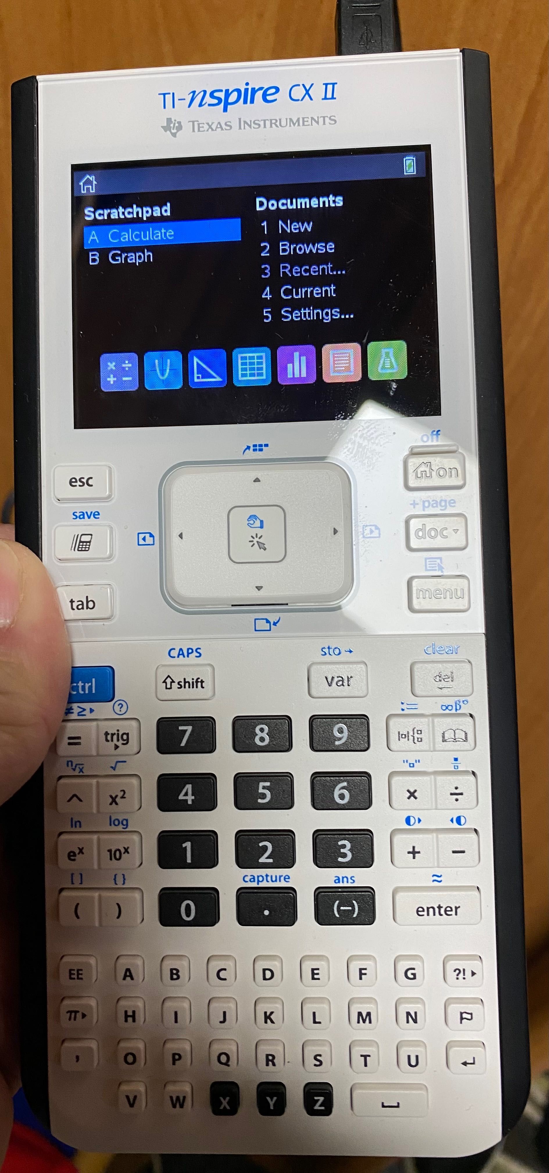 Калькулятор кольорових графіків Texas Instruments TI-Nspire CX II