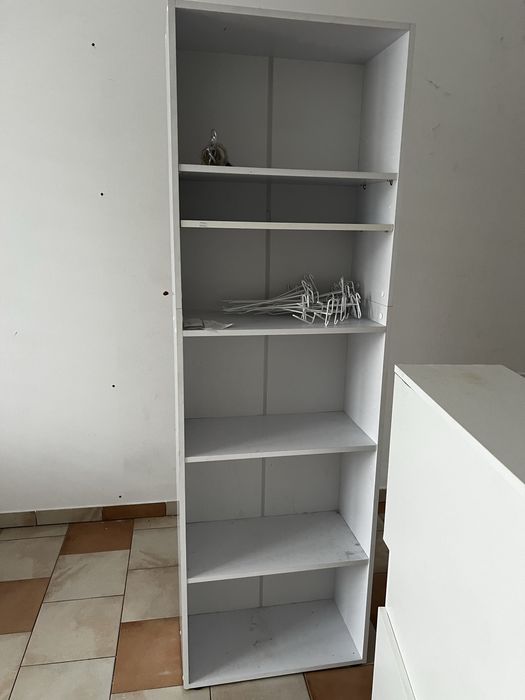 Стелаж білий дсп