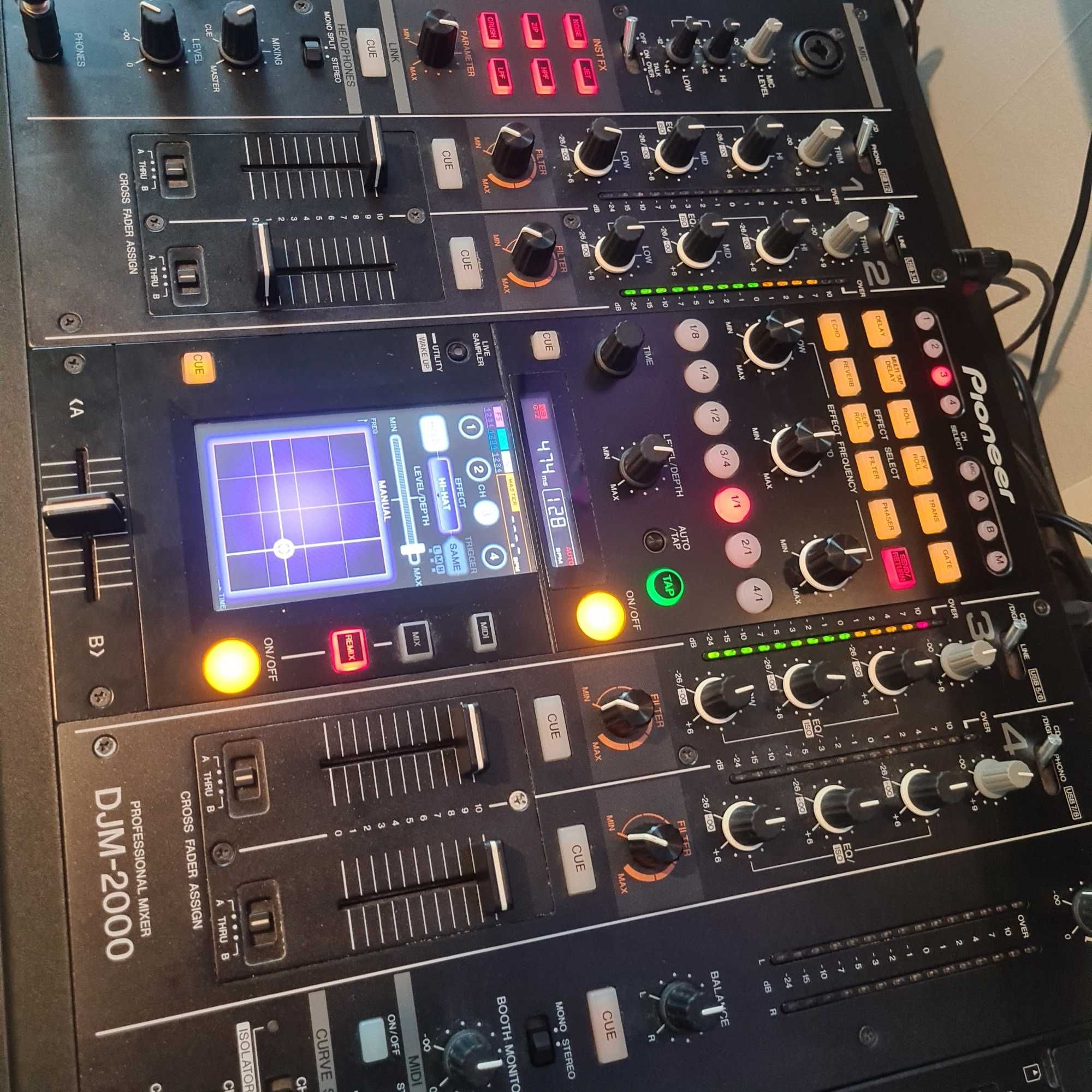 Pioneer Djm -2000+ cdj- 2000 (2програвачі) комплект