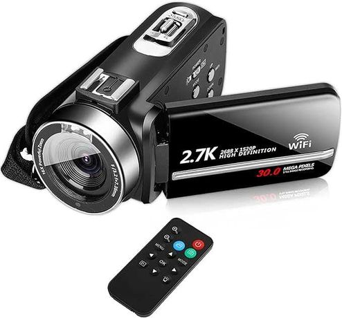 Kamera Cyfrowa Wideo 2.7K 30MP 3,0calowy Ekran Dotykowy 18-krotny Zoom