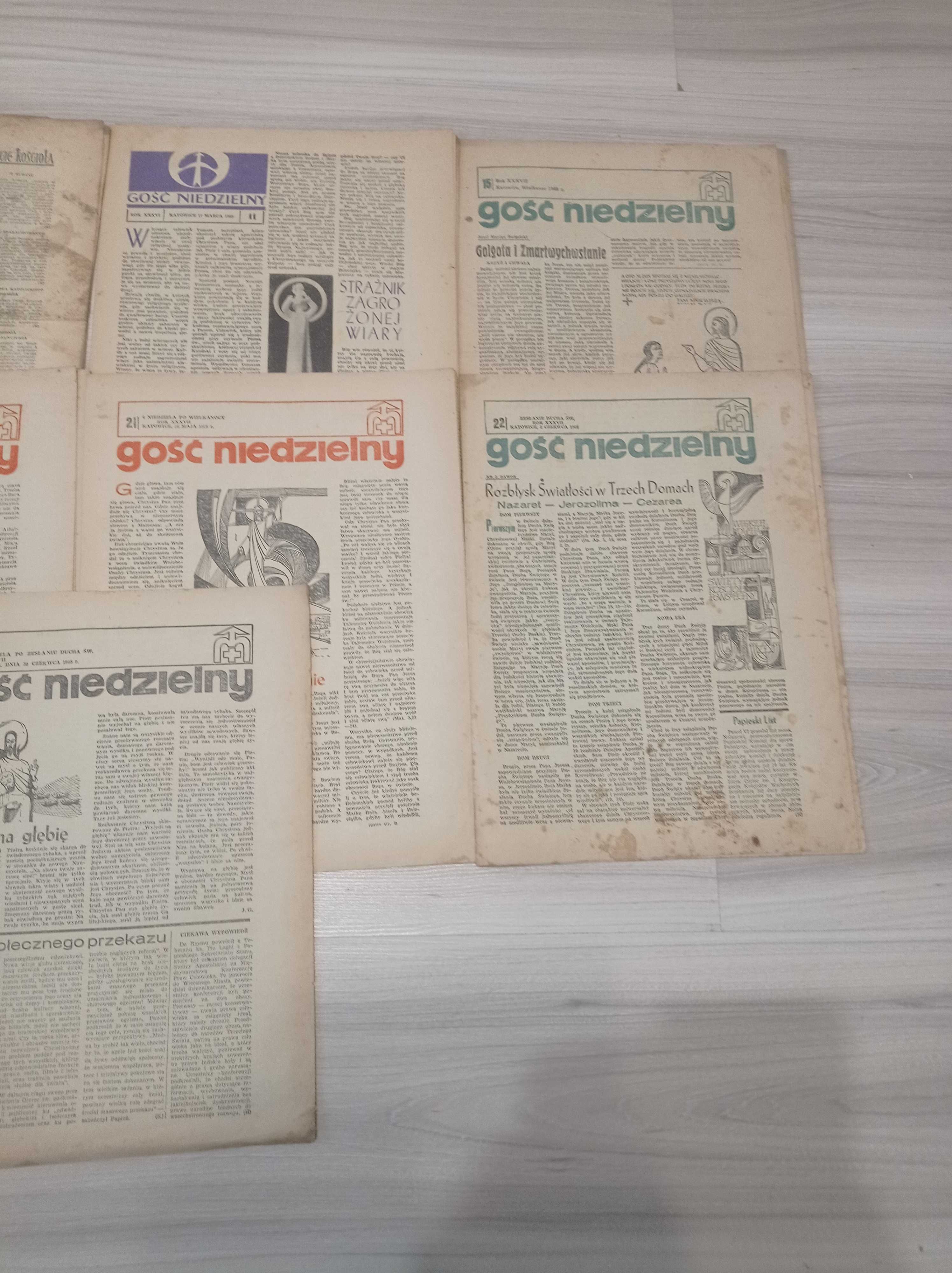 Gość niedzielny, tygodnik katolicki 1-6.1968