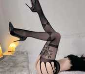 R006 seksowny komplet rajstopy elastyczne wygodne sexy bielizna