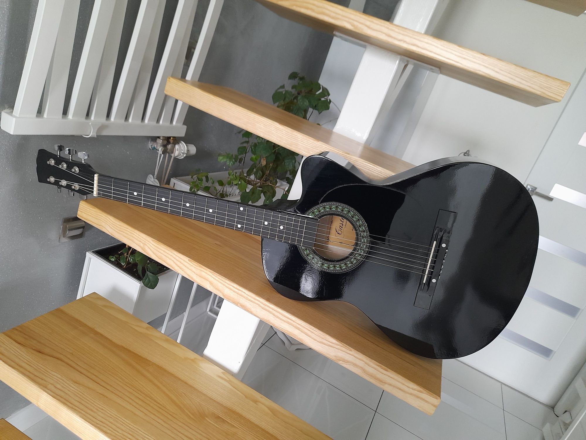 Gitara akustyczna castelo g3 rozmiar 4/4 czarna połysk