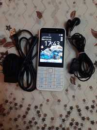 Nokia 230 2sim,карта памяти,зарядка, наушники