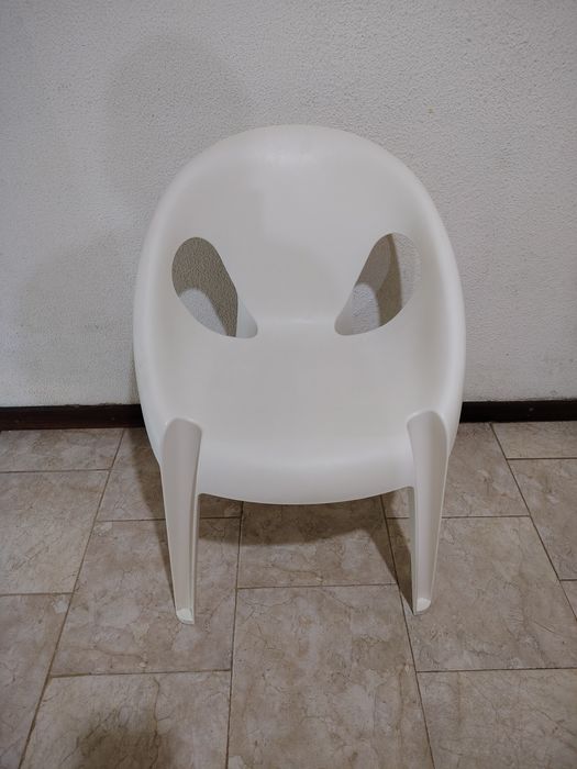 Cadeiras de plástico