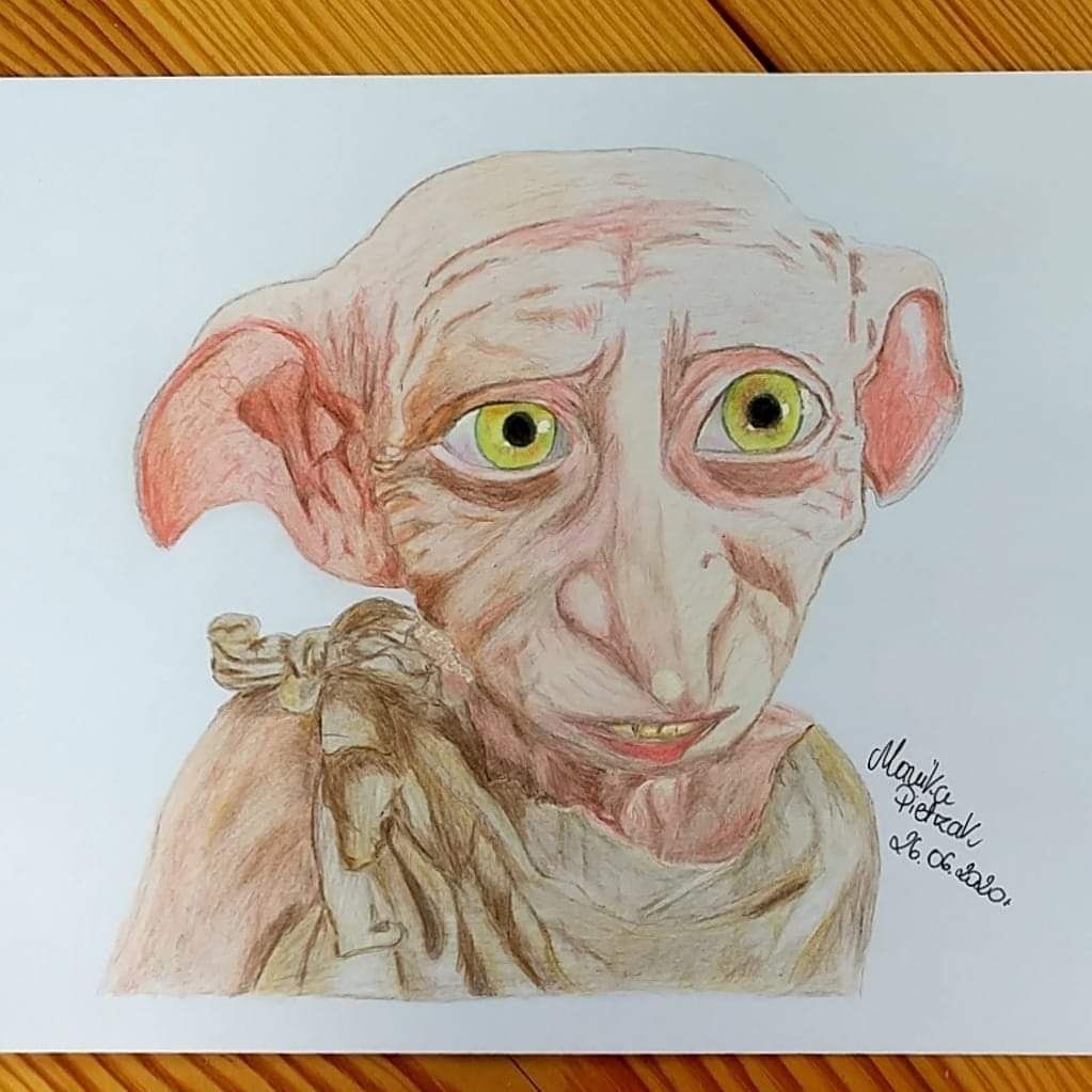 Zgredek rysunek kredkami FaberCastel Polychromos