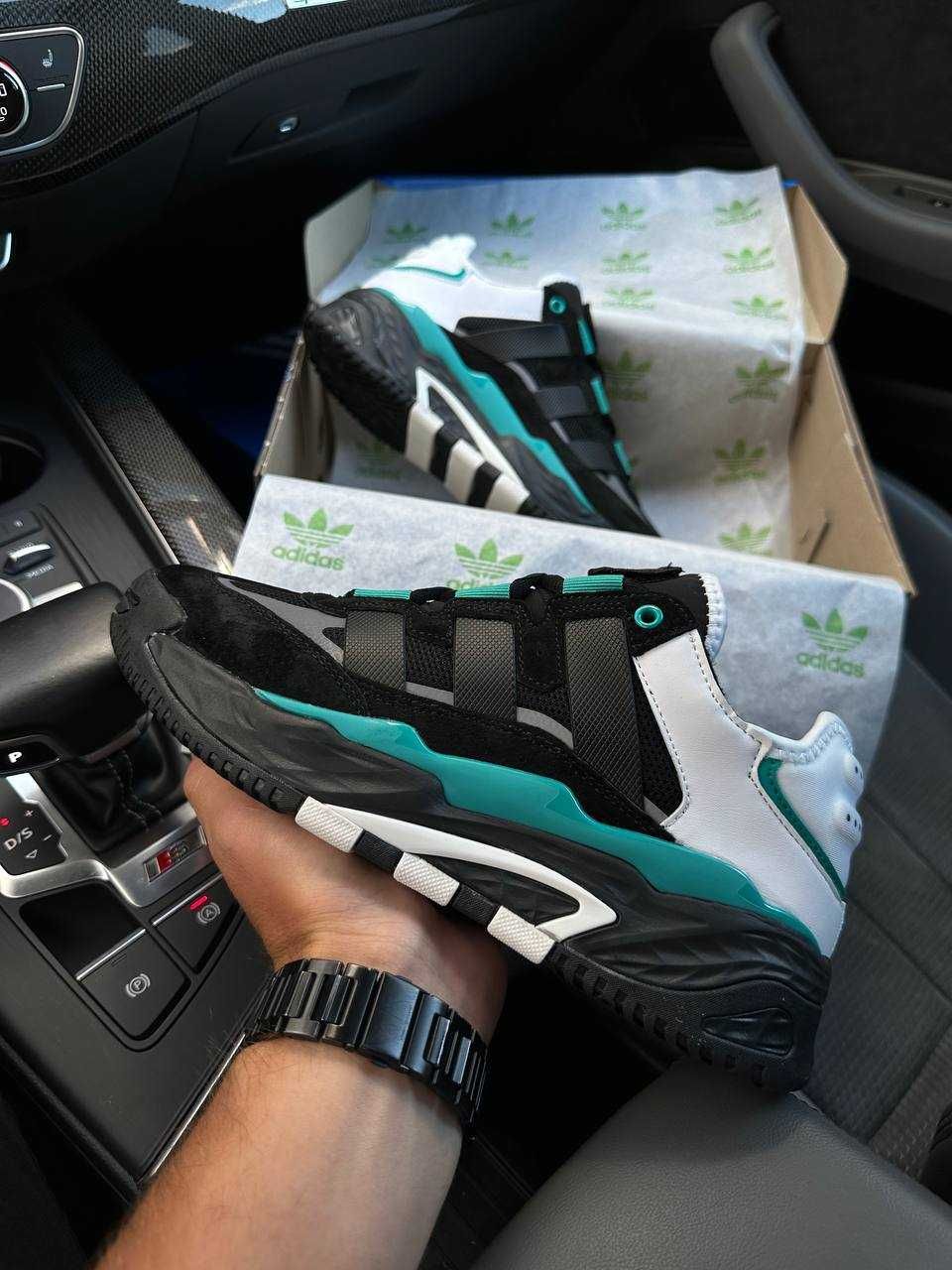 Чоловічі кросівки Adidas Niteball HD Black Green