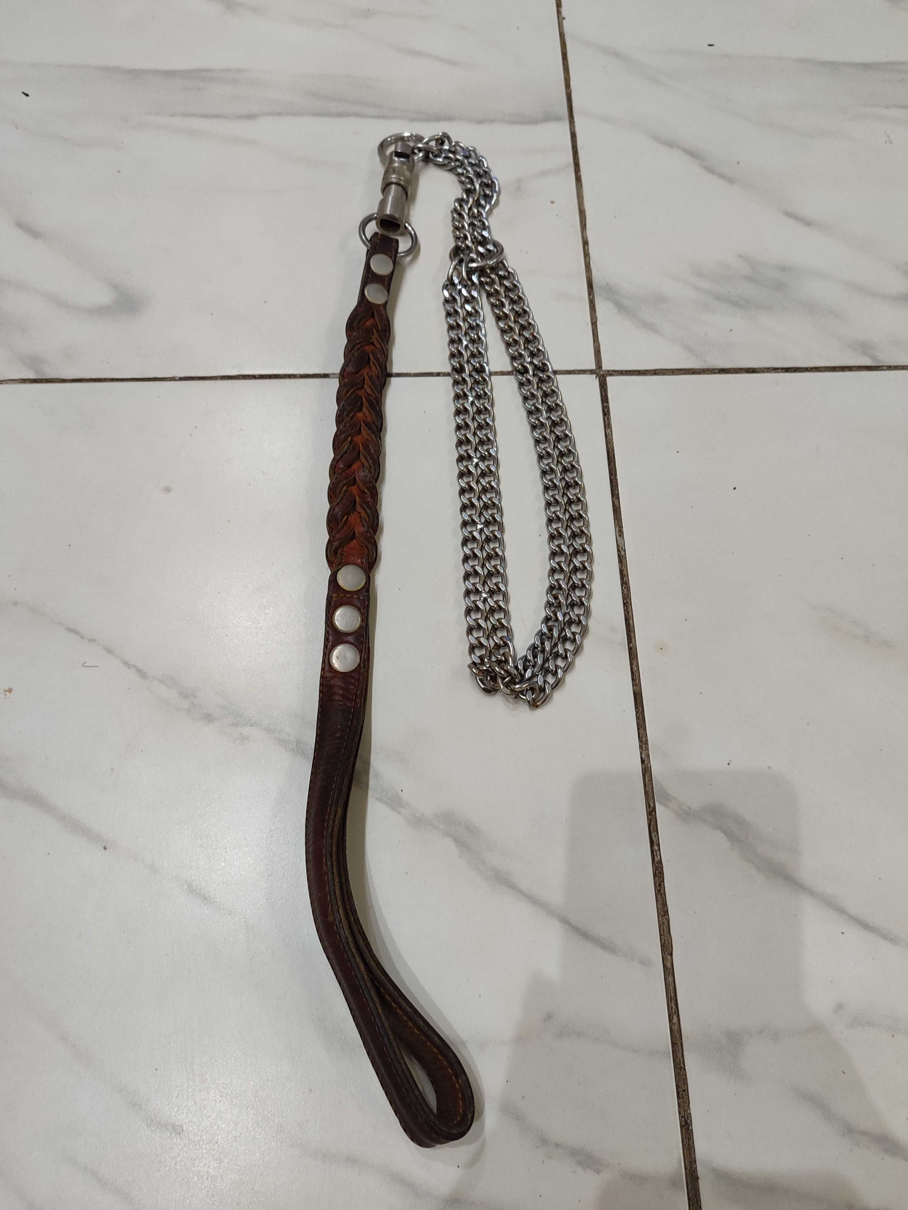 Поводок, ошейник, цепь и намордник