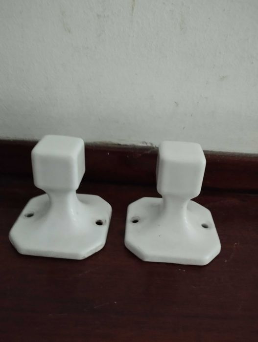 Suporte tualha esmalte antigo