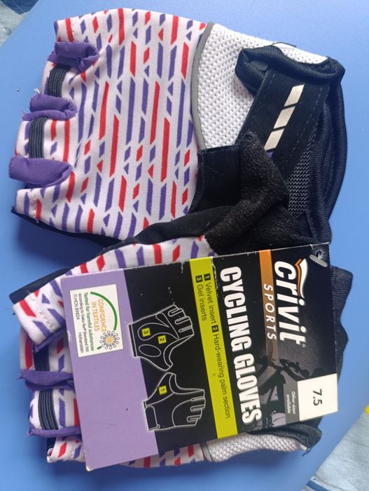 Damskie rękawiczki rowerowe Crivit