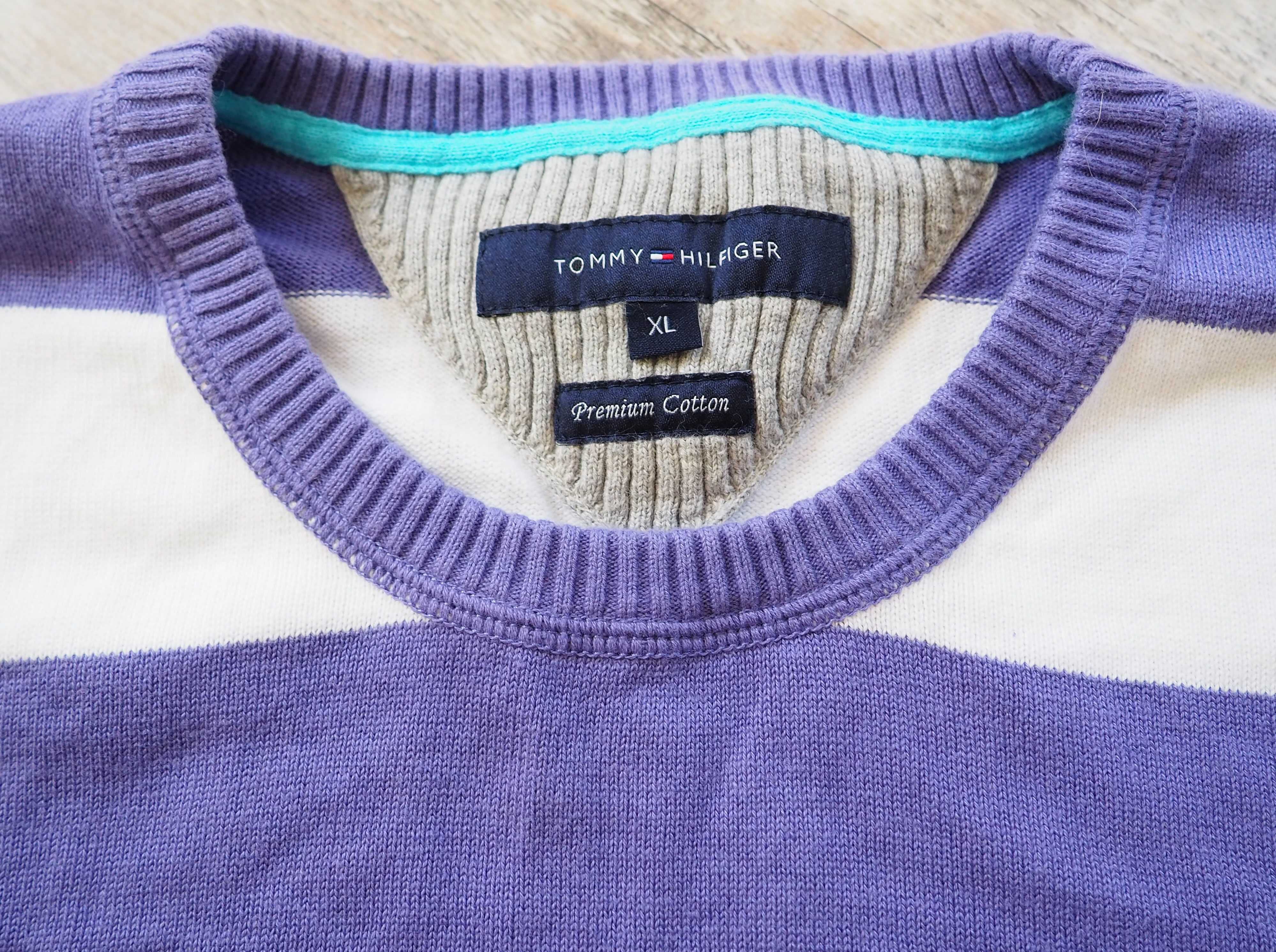 TOMMY HILFIGER_Signature Rugby Striped Sweater_XL