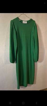 Zielona sukienka Selected Femme marka premium M