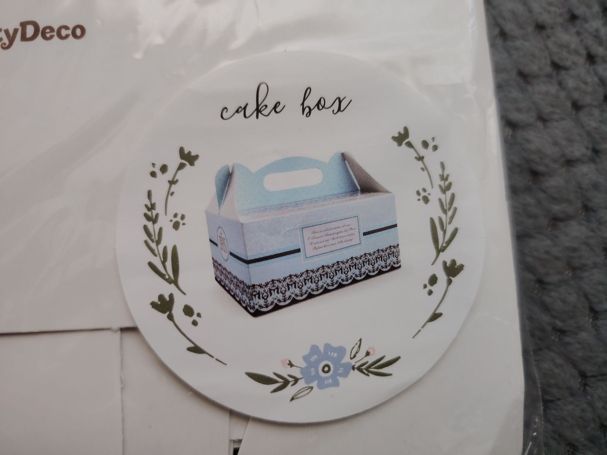 Opakowania na ciasto Komunia święta
