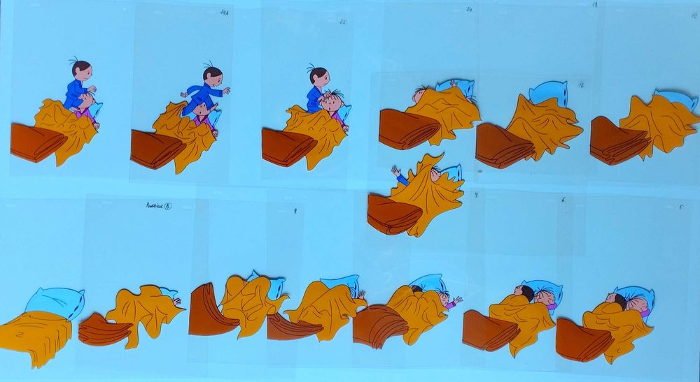 Bolek i Lolek folia animacyjna ZESTAW + TECZKA!