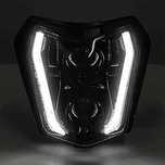 Lampa reflektor led motocyklowy ktm exc z homologacją
