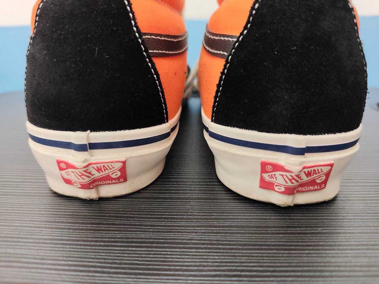 Кеди чоловічі Vans Vault Og Sk8-Mid Lx Black/Orange 43р. Оригінал