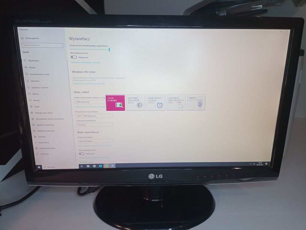 LG Flatron 21,5 cala