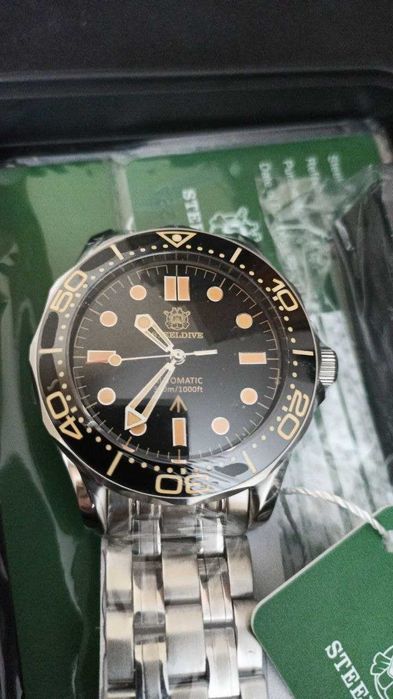 STEELDIVE SD1957  NH35 автоматические мужские часы для дайвинга 300 м