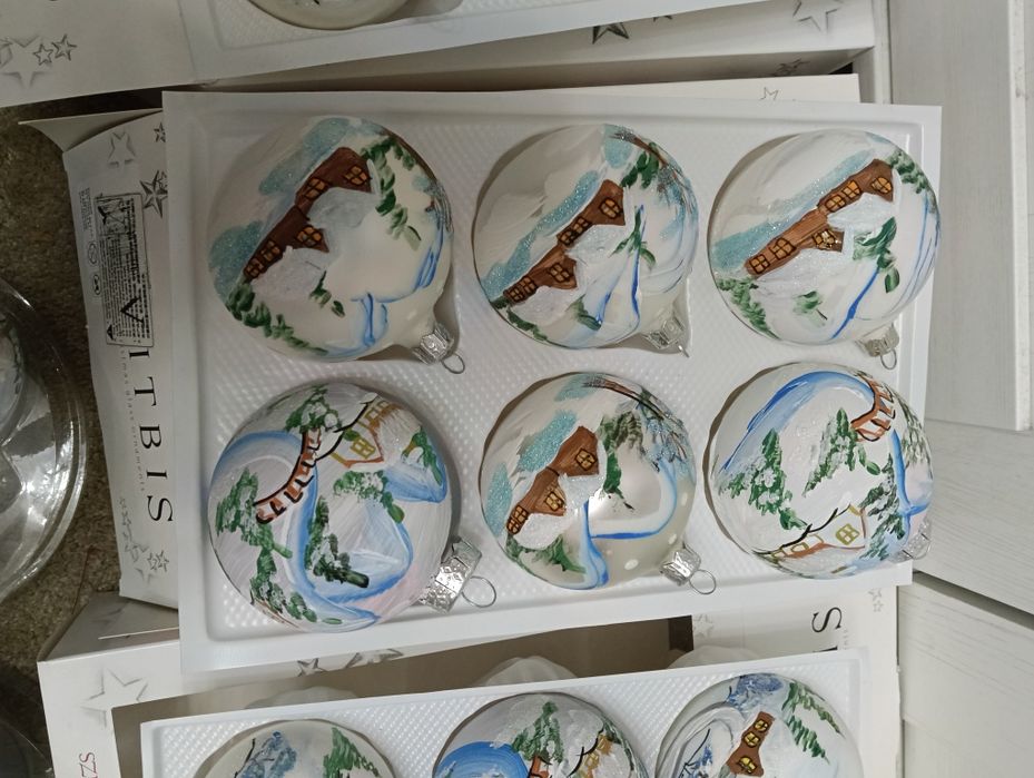 Bombki ręcznie malowane