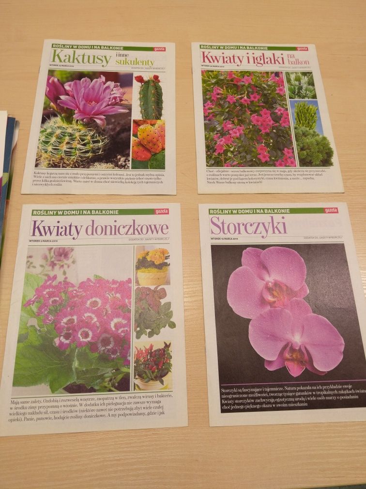 Poradniki ogrodnicze itp (dodatki do gazet)