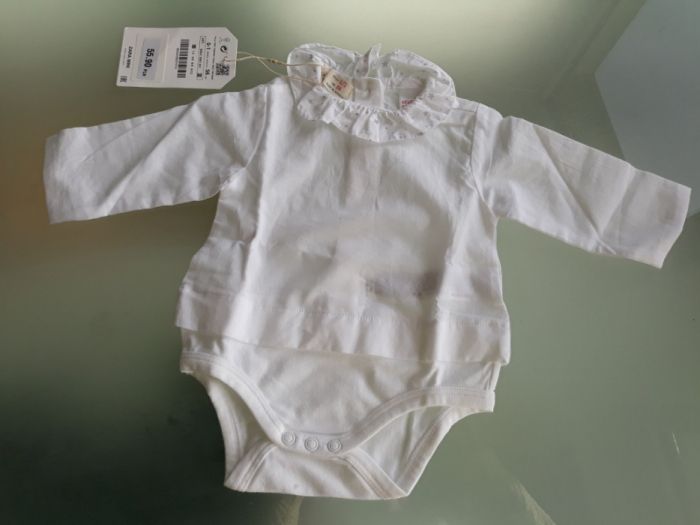 Zara mini 56 body koszulka koszula elegancka chrzest