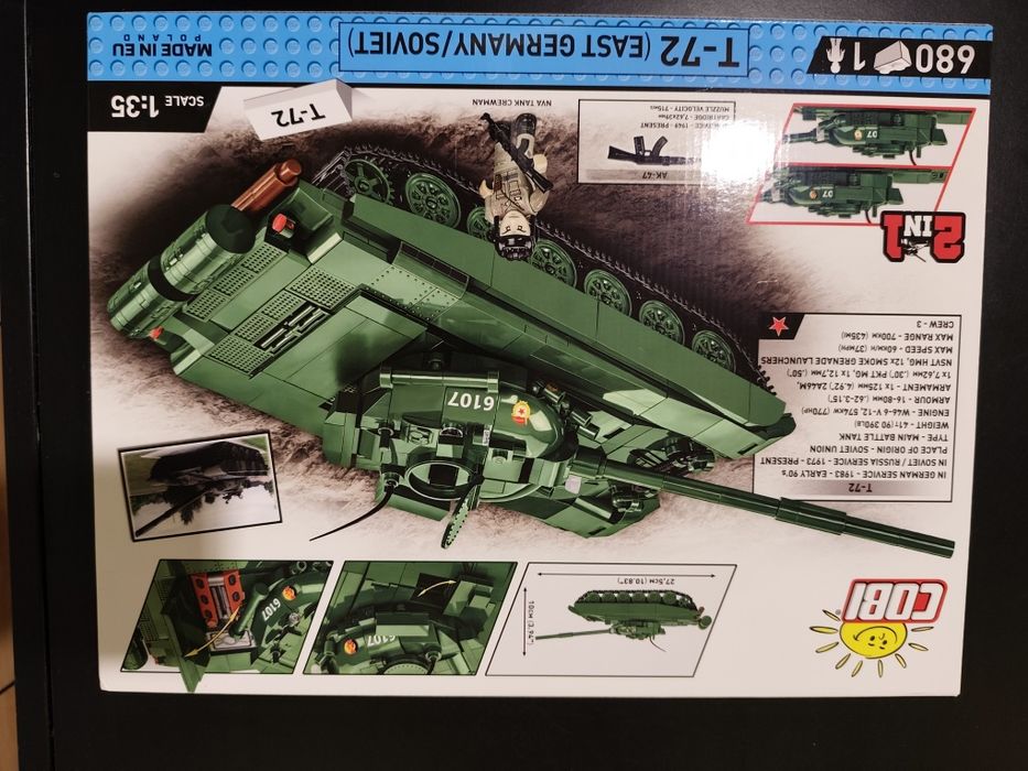 Cobi 2625 T-72 czołg podstawowy