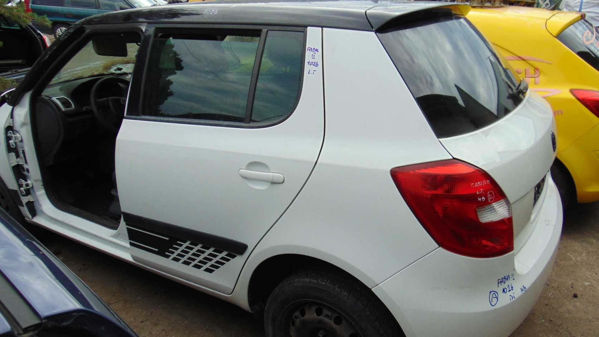 Lip55 Drzwi lewe tylne skoda fabia II lift HB 5D kolor 1026 wysyłka