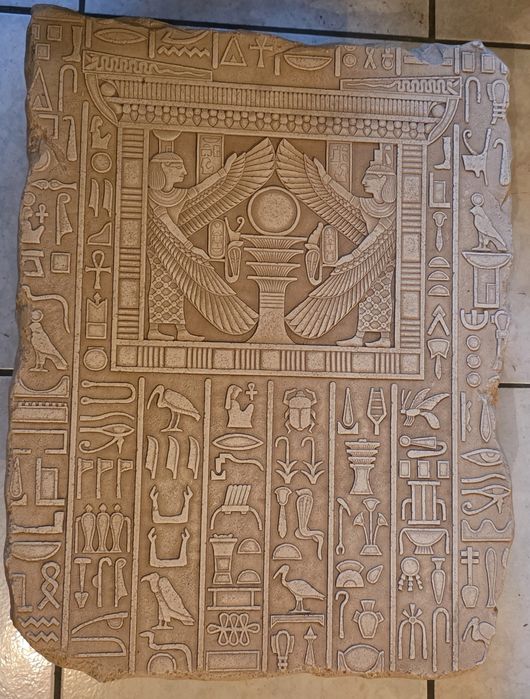 Płaskorzeźba Egipt egipska sztukateria ozdoba dekoracja nowaa