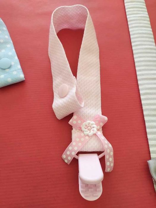 Promoção Leve2Por5€ _Prende chupeta em tecido personalisável