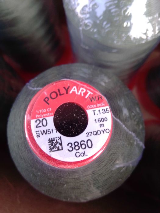 Нитка  Tytan ( Польща) поліестер Polyart( Туреччина)