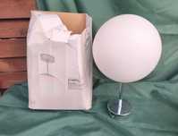 Lampa szklany klosz chrom kula wisząca łazienka kuchnia ip44