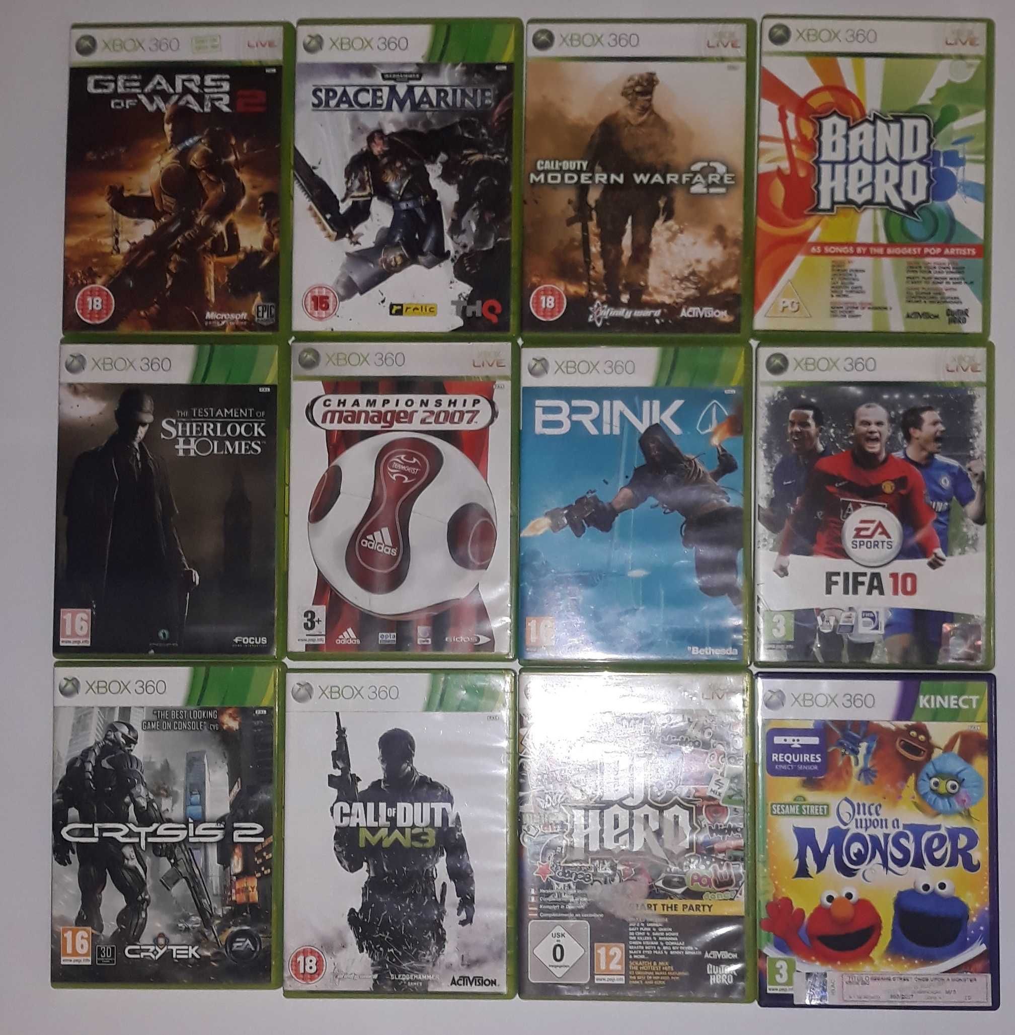 Lote de jogos usados para Xbox 360