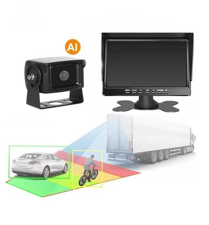 kamera cofania ,monitor + kamera AI