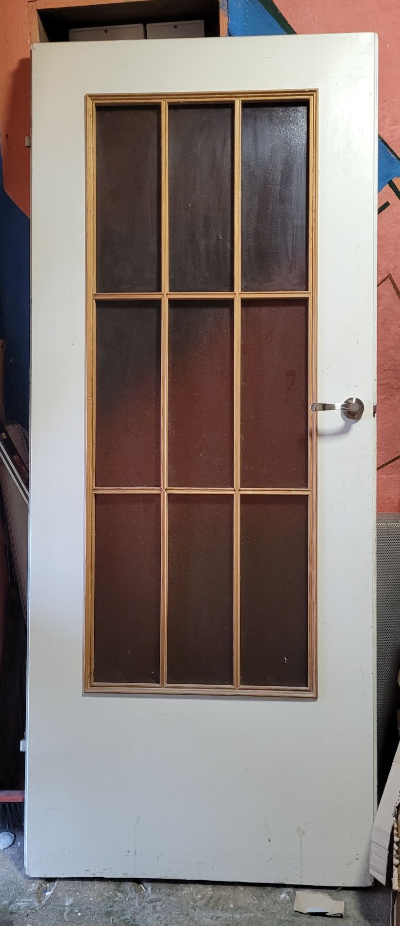 Drzwi wewnętrzne prl solidne 80cm