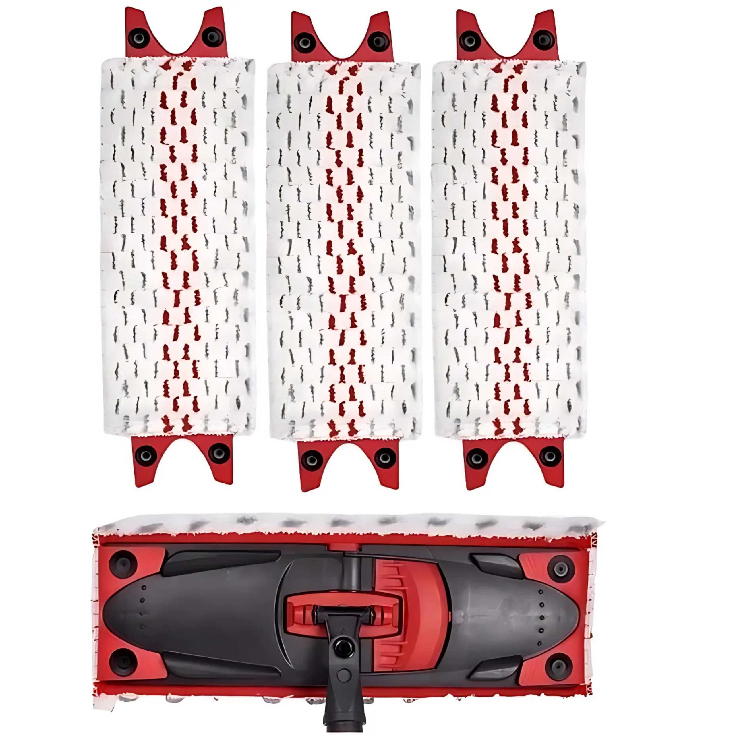 Vileda 4x wkład do mopa – zapas, mikrofibra, do paneli i kafli CHŁONNE