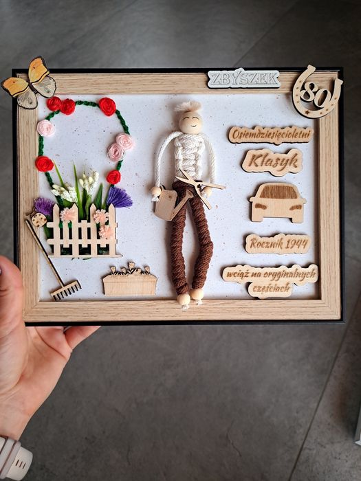 Prezent na urodziny hand made