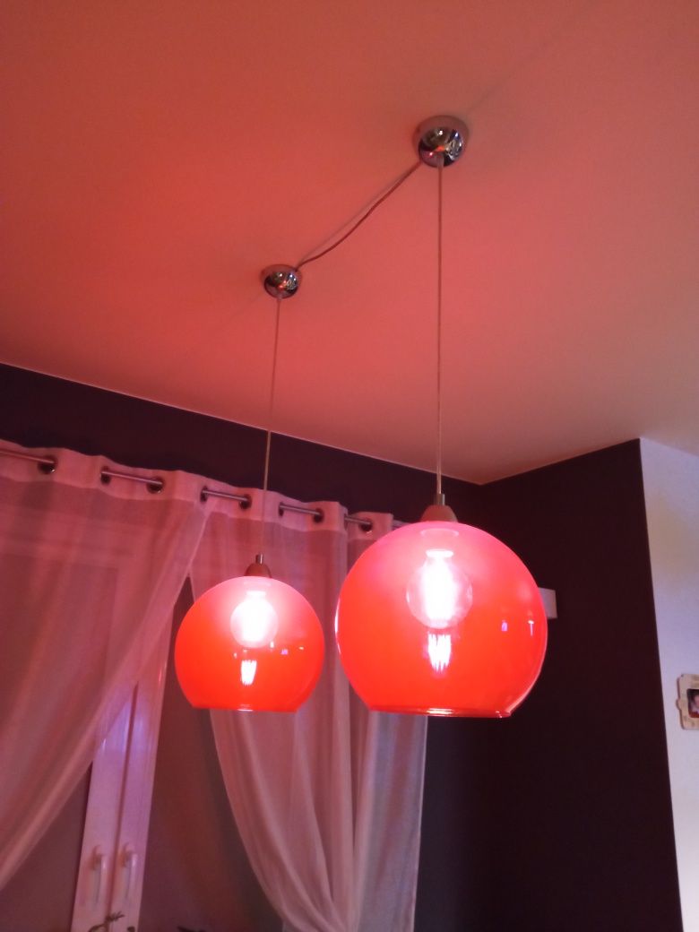 Dwie Lampy klosze