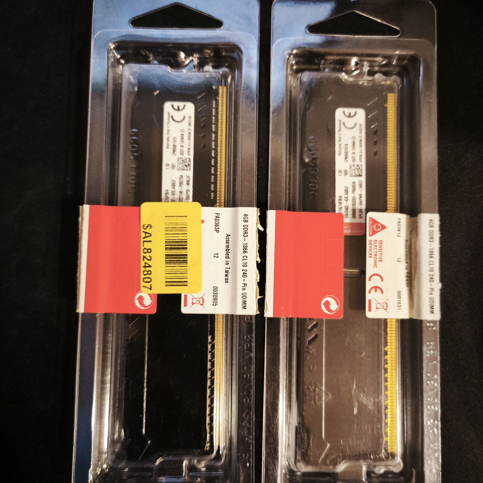 Kingston DDR3-1866 4096MB PC3-14900 HyperX Fury Black