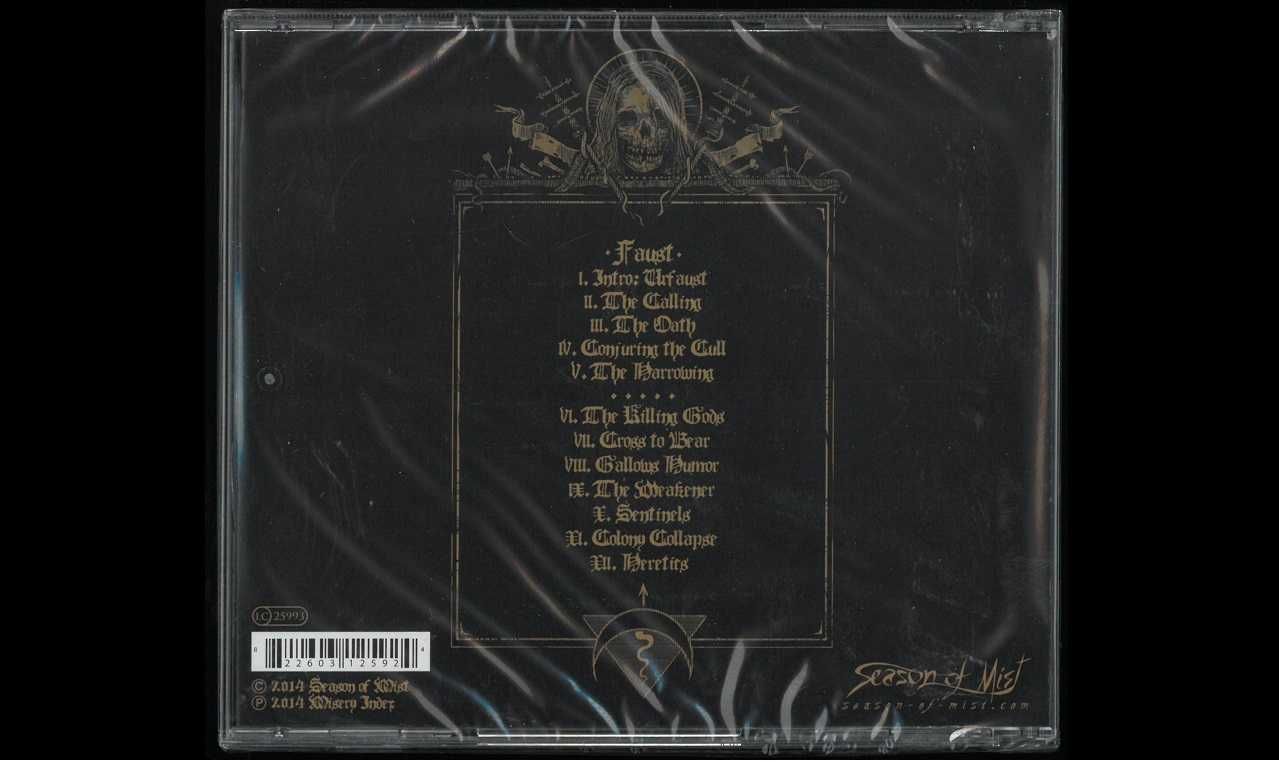 Misery Index - "The Killing Gods". Płyta CD