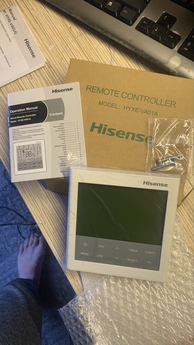 Nowy Sterownik Przewodowy Hisense HYXE-VA01A - Klimatyzacja